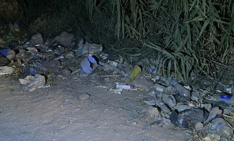 Este es el basural donde fue encontrado el cuerpito sin vida del bebé, dentro de una bolsa de consorcio negra.